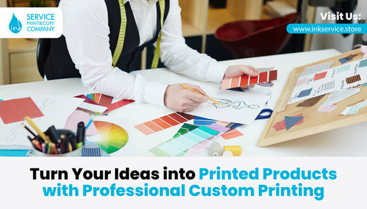 Turn Your Ideas into Printed Products with Professional Custom Printing